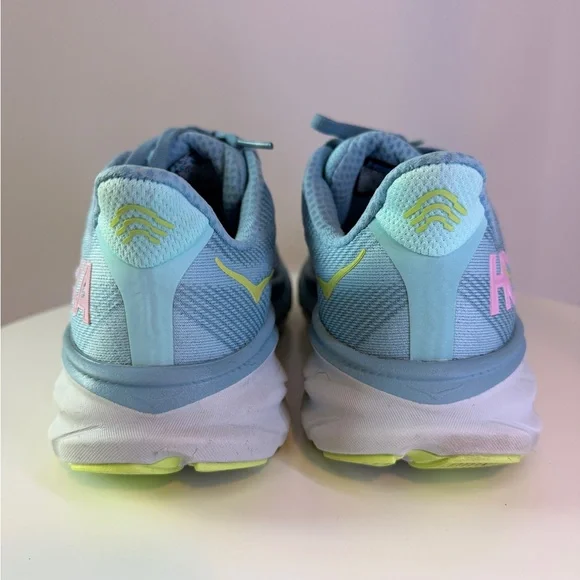 Hoka Sky Blue and Pink Running Shoes - Picture 4 of 10